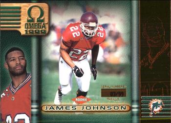 1999 Pacific Omega - Copper #123 James Johnson Front