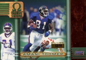 1999 Pacific Omega - Copper #160 Amani Toomer Front