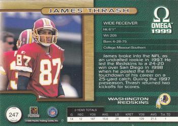 1999 Pacific Omega - Copper #247 James Thrash Back