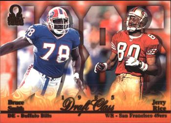1999 Pacific Omega - Draft Class #2 Jerry Rice / Bruce Smith Front