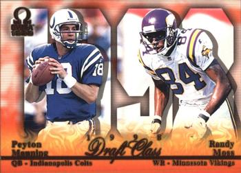 1999 Pacific Omega - Draft Class #9 Peyton Manning / Randy Moss Front