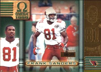 1999 Pacific Omega - Gold #6 Frank Sanders Front