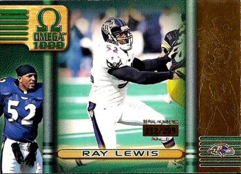 1999 Pacific Omega - Gold #21 Ray Lewis Front