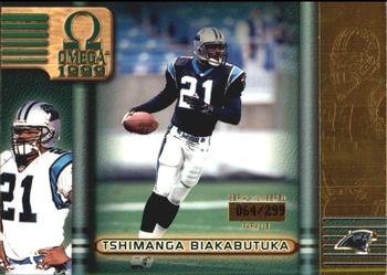 1999 Pacific Omega - Gold #34 Tim Biakabutuka Front