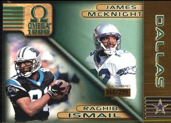 1999 Pacific Omega - Gold #72 Raghib Ismail / James McKnight Front