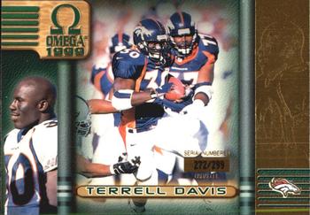 1999 Pacific Omega - Gold #75 Terrell Davis Front