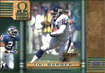 1999 Pacific Omega - Gold #154 Tiki Barber Front
