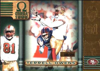 1999 Pacific Omega - Gold #205 Terrell Owens Front