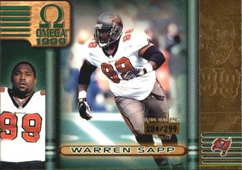 1999 Pacific Omega - Gold #233 Warren Sapp Front