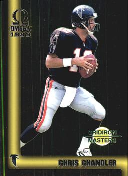 1999 Pacific Omega - Gridiron Masters #4 Chris Chandler Front