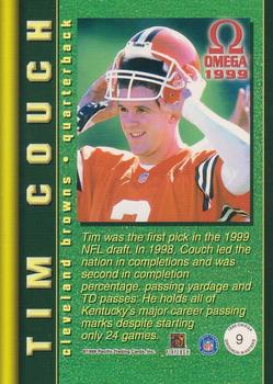 1999 Pacific Omega - Gridiron Masters #9 Tim Couch Back