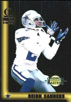1999 Pacific Omega - Gridiron Masters #10 Deion Sanders Front
