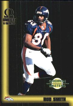 1999 Pacific Omega - Gridiron Masters #12 Rod Smith Front