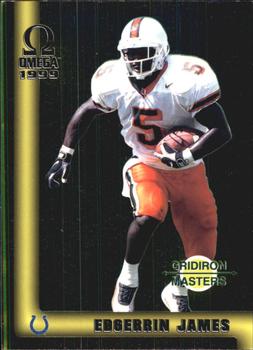 1999 Pacific Omega - Gridiron Masters #17 Edgerrin James Front