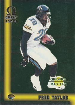 1999 Pacific Omega - Gridiron Masters #19 Fred Taylor Front