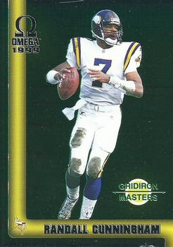 1999 Pacific Omega - Gridiron Masters #20 Randall Cunningham Front