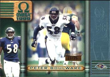 1999 Pacific Omega - Platinum Blue #17 Peter Boulware Front