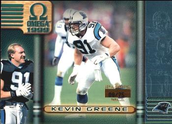 1999 Pacific Omega - Platinum Blue #38 Kevin Greene Front