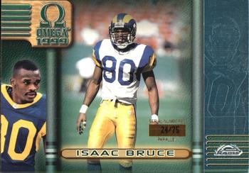 1999 Pacific Omega - Platinum Blue #219 Isaac Bruce Front