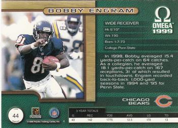 1999 Pacific Omega - Premiere Date #44 Bobby Engram Back