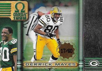 1999 Pacific Omega - Premiere Date #95 Derrick Mayes Front