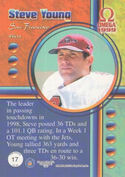 1999 Pacific Omega - TD 99 #17 Steve Young Back