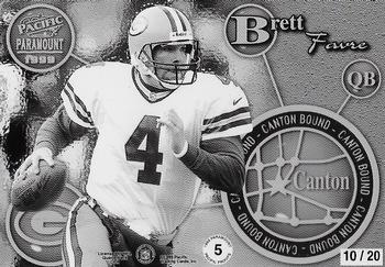 1999 Pacific Paramount - Canton Bound Proofs #5 Brett Favre Front