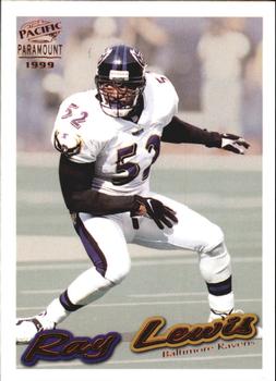 1999 Pacific Paramount - Copper #22 Ray Lewis Front