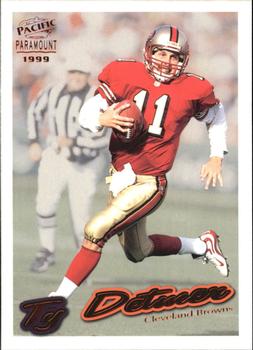 1999 Pacific Paramount - Copper #61 Ty Detmer Front