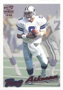 1999 Pacific Paramount - Copper #66 Troy Aikman Front