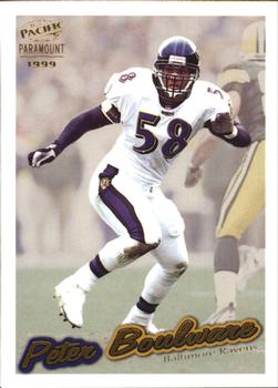 1999 Pacific Paramount - Gold #18 Peter Boulware Front