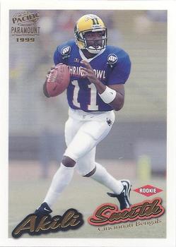1999 Pacific Paramount - Gold #56 Akili Smith Front