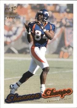 1999 Pacific Paramount - Gold #81 Shannon Sharpe Front