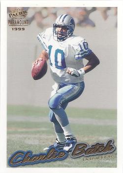 1999 Pacific Paramount - Gold #83 Charlie Batch Front
