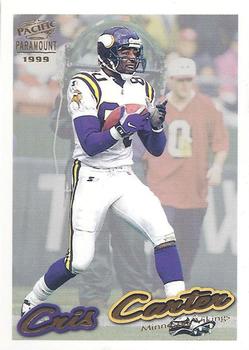1999 Pacific Paramount - Gold #129 Cris Carter Front