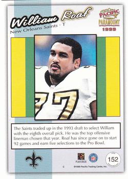 1999 Pacific Paramount - Gold #152 Willie Roaf Back