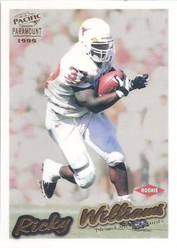 1999 Pacific Paramount - Gold #154 Ricky Williams Front