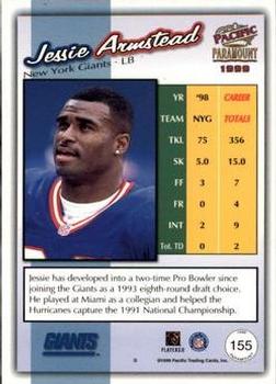 1999 Pacific Paramount - Gold #155 Jessie Armstead Back