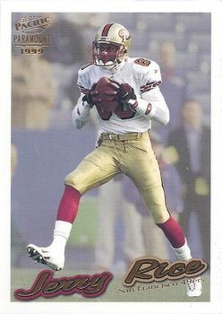 1999 Pacific Paramount - Gold #213 Jerry Rice Front