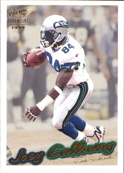 1999 Pacific Paramount - Gold #219 Joey Galloway Front