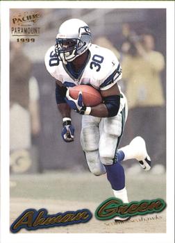 1999 Pacific Paramount - Gold #220 Ahman Green Front