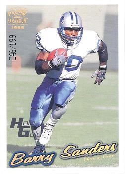 1999 Pacific Paramount - HoloGold #89 Barry Sanders Front