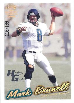 1999 Pacific Paramount - HoloGold #108 Mark Brunell Front