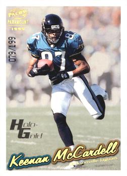 1999 Pacific Paramount - HoloGold #109 Keenan McCardell Front