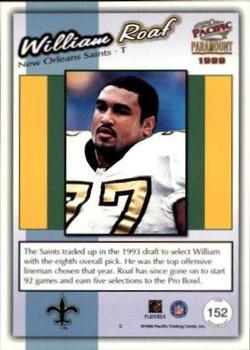 1999 Pacific Paramount - HoloGold #152 Willie Roaf Back