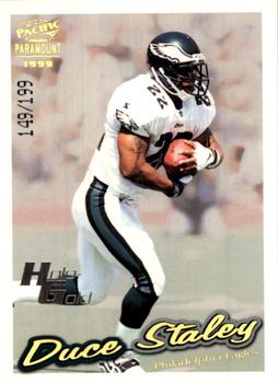 1999 Pacific Paramount - HoloGold #183 Duce Staley Front