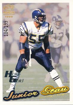 1999 Pacific Paramount - HoloGold #206 Junior Seau Front