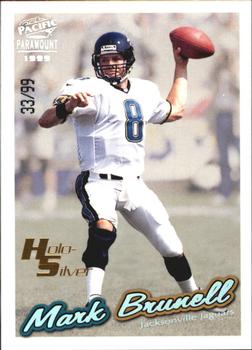 1999 Pacific Paramount - HoloSilver #108 Mark Brunell Front