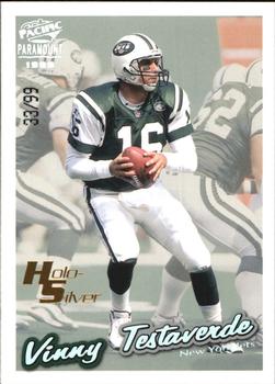 1999 Pacific Paramount - HoloSilver #169 Vinny Testaverde Front