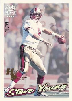 1999 Pacific Paramount - HoloSilver #216 Steve Young Front
